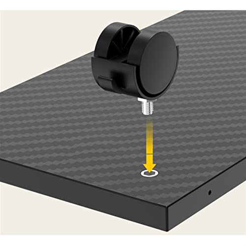 Soporte para CPU con ruedas para torre móvil de PC, soporte resistente para chasis de computadora bajo el escritorio para oficina y hogar miniatura 4