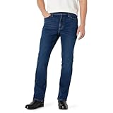 Amazon Essentials Men's Low Stretch Slim-Fit Bootcut Jean, Dark Shadow Wash, 38W x 32L