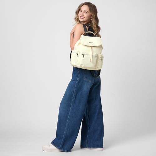 Image of Caprese Mars 24L Laptop Backpack Medium | Sleek & Functional Commuter Bag with Multiple Pockets | 2 Compartments with Trolley Sleeve | Stylish Adjustable Strap Travel Backpack for Women