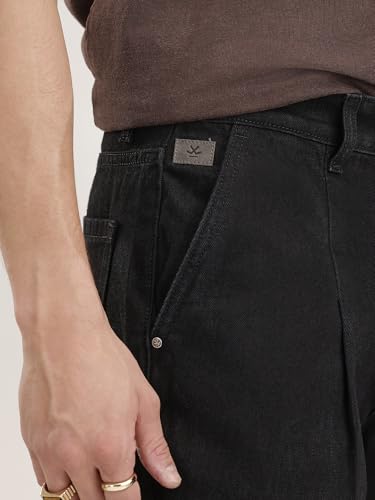 Image of WROGN Men's Loose Fit Jeans | Mid Rise | Jeans for Man