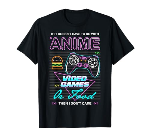 Kawaii Gamer Food Video Games Anime Comic PC Console Gaming T-Shirt