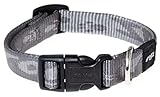 Super weich Rogz HB23-L Alpinist Halsband/Matterhorn, M, Silber