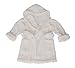 Produktbild DKaren Kinder Bademantel mit Kapuze | Jungen und Mädchen | Größen 140-152 100% Polyester | 110 Ecru