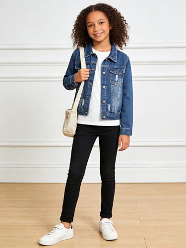 Image of Cromoncent Toddler Denim Jacket for Boys Girls