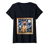 Photo Gallery donna border terrier notte stellata - border terrier maglietta con collo a v Photo Gallery donna border terrier notte stellata - border terrier maglietta con collo a v