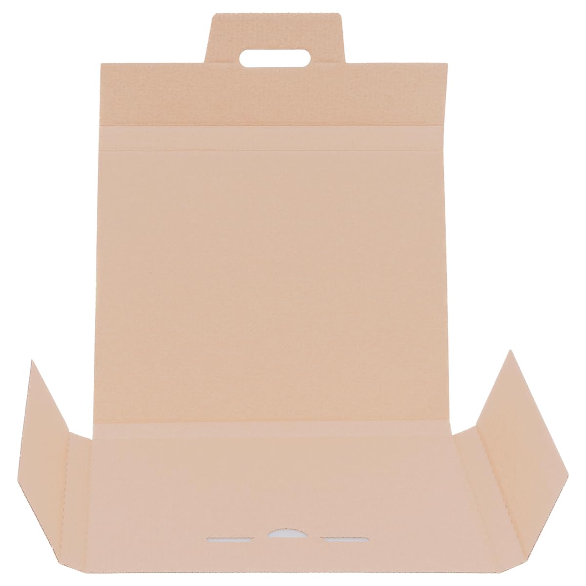 verpacking embalaje para calendarios 245 x 160 x 20 mm marrón [tamaño y cantidad seleccionables] tipo de plegado simple KV-1 caja plegable cajas para carta grande 100 unidades