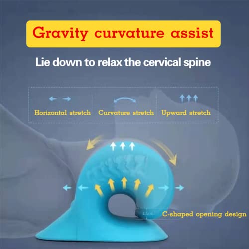 Relaxante para pescoço e ombro, dispositivo de tração cervical para alívio da dor e alinhamento da c