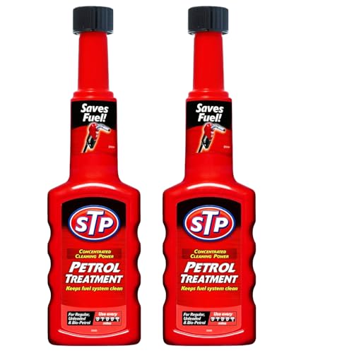 STP Petrol Treatment – 2 x 200ml | Maximises Performance, Increases Fuel Economy, Reduces Emissions & Prevents Deposit Build-Up | Suitable for Hybrid Vehicles