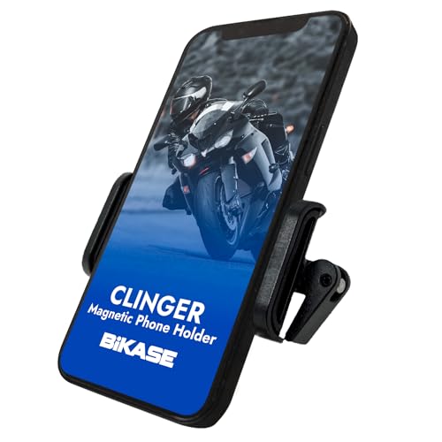 CLINGER -Magnetic phone holder for Motorcycle Gas Tank, Golf Cart , Non-Slip & Anti-Scratch, Harley-Davidson Motorcycle Phone Holder, Universal fit, Compaitble with iPhone, Samsung, Google Pixel