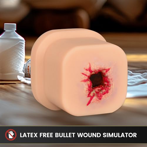 Image of SimCoach Wound Packing Trainer, Stop the Bleeding Kit for Wound Dressing Training, Wound Simulation Kit
