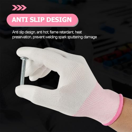 Guantes antiestáticos para evitar daños estáticos en reparación de celulares 4