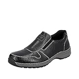 Rieker Herren 03355 Slipper, Schwarz, 44 EU X-Weit