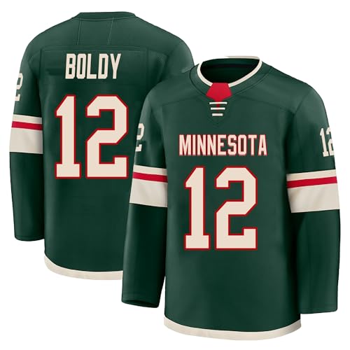 Matthew Boldy Jersey Mens/Women/Youth Stitched for Sports Fan Dark Green No Brand/Logos
