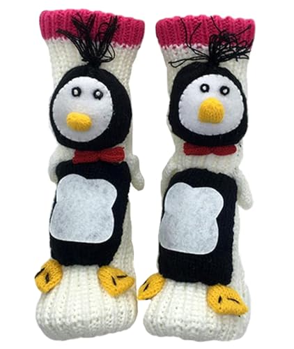 Image of Women's Non-slip Household Floor Socks Knit Casual Animals Slippers Socks Christmas Stockings Decor