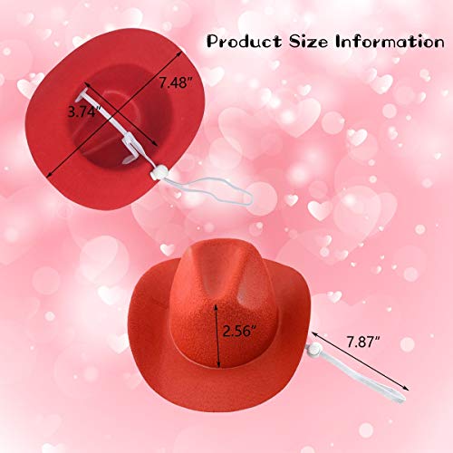 Vehomy valentine's day dog cat cowboy hat and bow tie collar pet cowboy costume for dogs and kittens set of 2pcs 3 Vehomy valentine's day dog cat cowboy hat and bow tie collar pet cowboy costume for dogs and kittens set of 2pcs - image 4