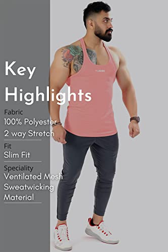 Image of FUAARK Men's Stringer Y Back Bodybuilding Gym Tank Tops