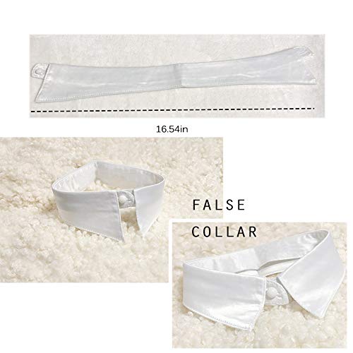 Unique Style False Collar Peter Pan Blouse Detachable Choker Necklace Faux Collar3