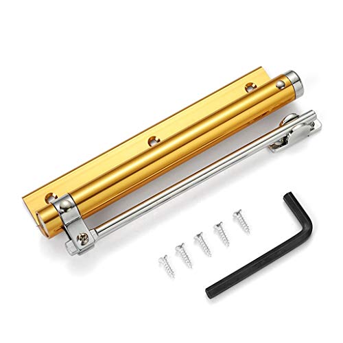 SWENEEN Adjustable Spring Automatic Door Closer,Heavy-Duty Silver Self-Closing Gate Mechanism For Smooth And Quiet Operation,Ideal For Residential And Commercial Use,