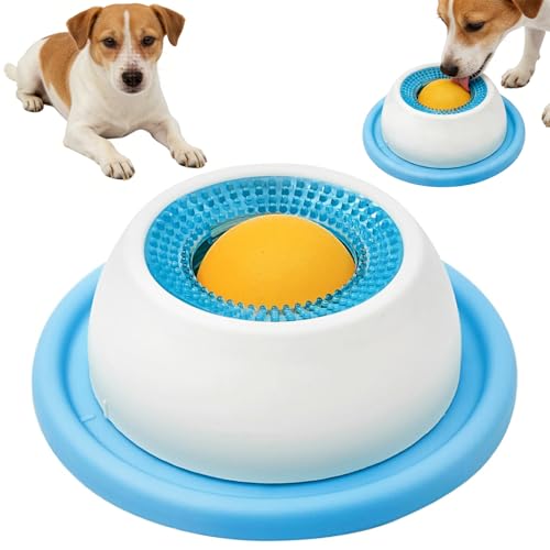 Axinyijia 2026 Novità Palla da Leccare per Cani, Lick Sphere con Ventosa, Ciotola Antistress Cane Lick Ball per Cani