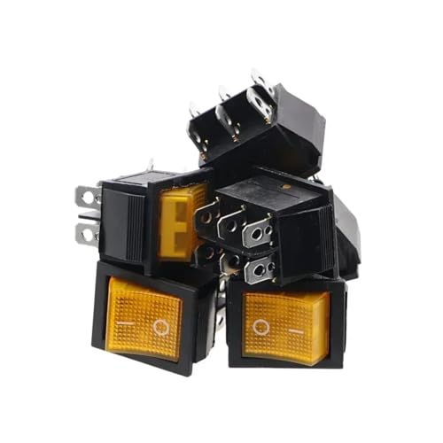 Interruptor basculante negro para restaurar paneles de autocaravanas 5