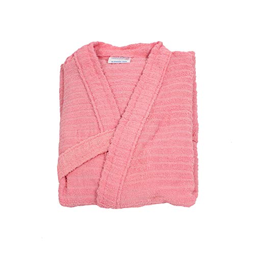 ROUPÃO ATOALHADO ADULTO PREMIUM 100% ALG. ROSA Tam. G