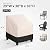 BOLTLINK Patio Furniture Covers Waterproof for Chairs, Heavy Duty Outdoor Lawn Chair Covers 2 Pack Fits up to 29W x 30D x 36H inches, White & Black