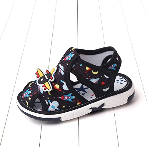 Summer Children Infant Toddler Shoes Girls Sandals Flat Bottom Non Slio Open Toe Slip Breathable Soft Cartoon Space Pattern Baby Walkers Shoes Girls4