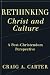 Rethinking Christ and Culture: A Post-Christendom Perspective