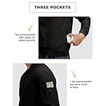 TBMPOY Men's Lightweight Bomber Jackets Light Track Jackets Casual Summer Windbreaker Outdoor Golf Fashion Coat for Men