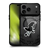 Head Case Designs Offizielle Alchemy Gothic Niemals Mehr Gotische Kunst Black Shockproof Bumper Case [Military Grade Protection] Compatible with Apple iPhone 17 Pro Max and Compatible with MagSafe