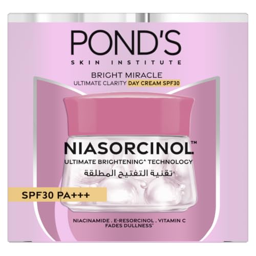 PONDS Bright Miracle Ultimate Clarity Day Cream SPF 30 fades dark spots and sun spots from 7 days* 50g