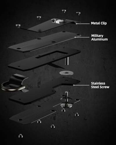 Image of Key Organizer for Men Compact Key Holder Minimalist Key Case Metal Key Chain Key Holder for Keychain Secures 2-5 Keys