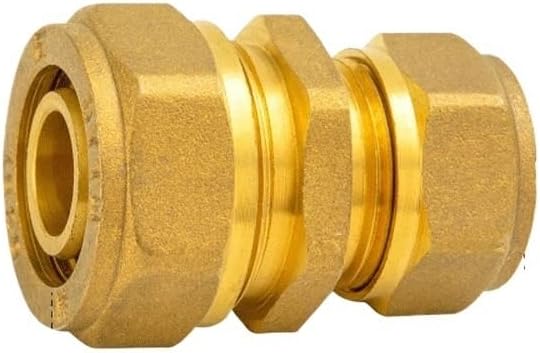 Brass Compression Straight 1216/1418/1620/2025 Reducing Pipe Fitting Aluminum Pipe Fittings for Floor Heating(1620x2025)