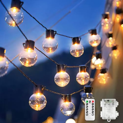 Glühbirnen Lichterkette 19 Lichterkette Glühbirnen Aussen Batterie, 5M 20er LED Lichterkette...