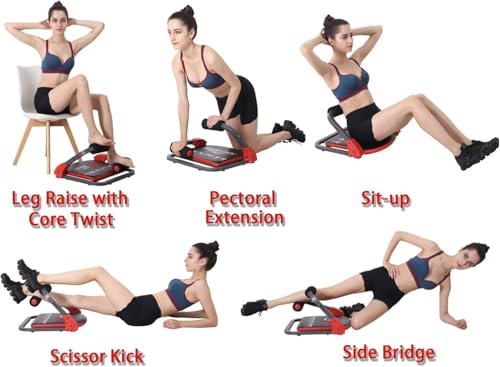 Image of BHAVYATA Smart Ab Machine Multifunctional Lazy Abdominal Machine | Sit Up Exercise Equipment for Home Gym | Crunches Ab Equipment | Ab Workout Equipment with Adjustable Resistance | Muscle Exerciser