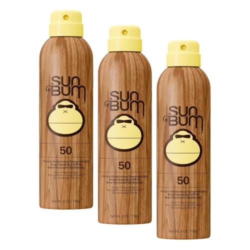 Image of Sun Bum Original SPF 50 Broad Spectrum Sunscreen Body Spray, 6 Ounce (Pack of 6)