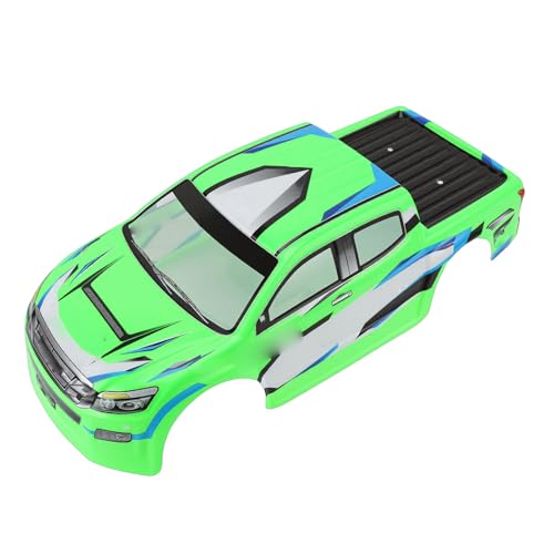 Structure robuste coque RC 1/10 verte en PVC EMUKOEP pour châssis de modélisme automobile