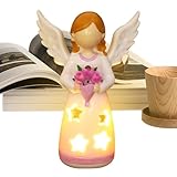 lampe angers Enchant festif : équipé d'une lumière LED intégrée, cette lampe à bougie met en valeur une délicate sculpture d'ange, créant une atmosphère chaleureuse et améliorant l'atmosphère festive pour les occasions spéciales comme décoration idéale