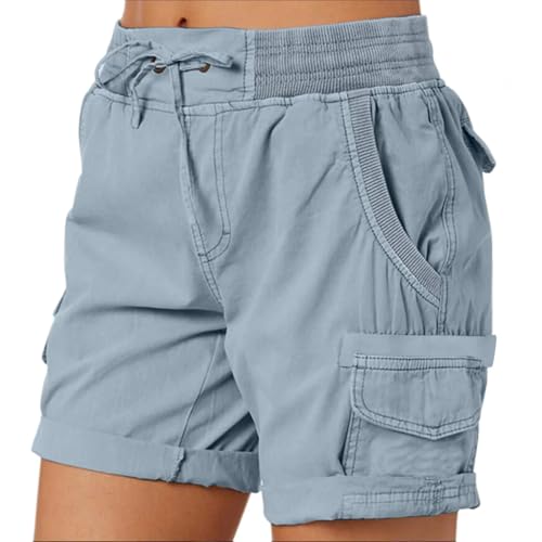 Short de pêche et voyage femme cargo extensible pour bouger libre - 5