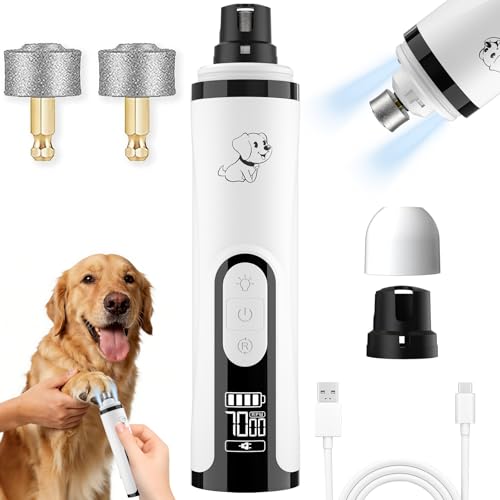 SylvaFusion Silent Groom Pro Nail Grinder 3 Speed Dog Nail Grinders