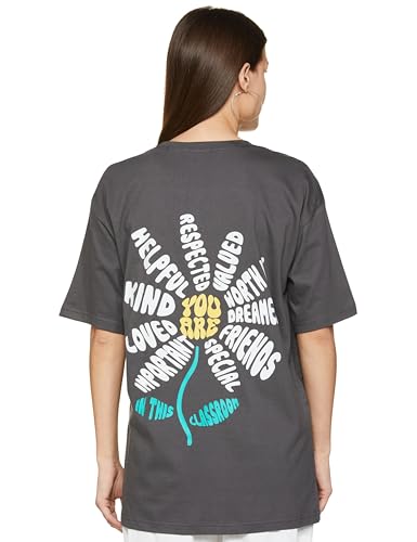 Image of T2F Women's Cotton Oversized Fit T-Shirt (Pack of 3)