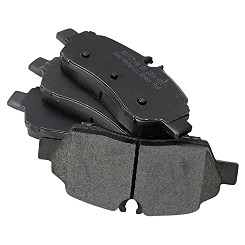 Image of TRQ Rear Brake Pad and Rotor Set Semi Metallic Coated Rotors Calipers Compatible with 2015-2019 Ford Transit-350 HD