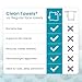 Clean Skin Club Blemish Control Clean Towels® XL, Compostable Face Towels, Light Exfoliation for Oily Skin, Eczema Association Accepted Disposable Face Towelette, Makeup Remover Dry Wipes, 50 count