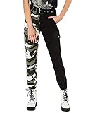 Hoch steigen Slim Fit Farbe Jogger Hosen mit elastischem Saum, zwei Taschen auf beiden Seiten, sitzt an der Taille, gerade Beine Baumwolle Cargo-Hose mit Gürtel.
