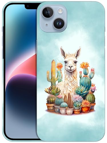 Coque iPhone 14 Plus GlamCase rigide pour éviter les rayures avec un style floral
