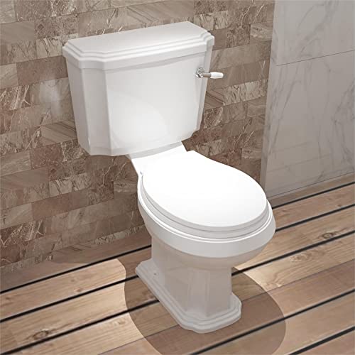Bathroom Traditional Toilet Ceramic Close Coupled...
