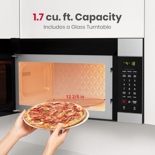 Image of GASLAND 30 inch Over-the-Range Microwave, 1.7 Cu.Ft., 1000W, 11 Power Levels
