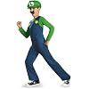 Disguise Nintendo Luigi Costume for Kids, Officially Licensed Super Mario Brothers Boys Costume, Child Size (10-12)