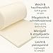 Betz Fleecedecke 130x170 cm 180g/m² – Weiche Wohndecke & Kuscheldecke – Flauschige Sofadecke als Tagesdecke – Leicht, wärmend & pflegeleicht – Farbe Creme