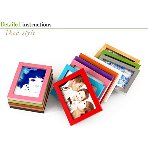 Ajcoflt Moldura de madeira de 8 polegadas, moldura de madeira natural Eco com moldura de acrílico de